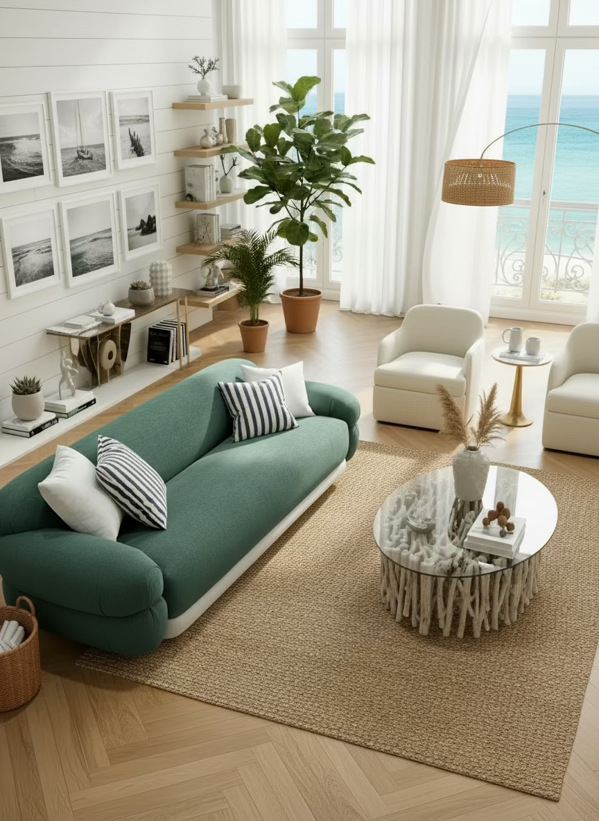 LISA Three-Seater Sofa