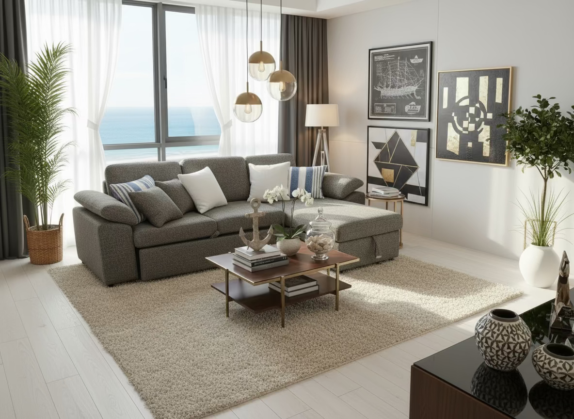 SERENE - Three - Seaters, Luxury Full-Out Sofa Bed with Storage