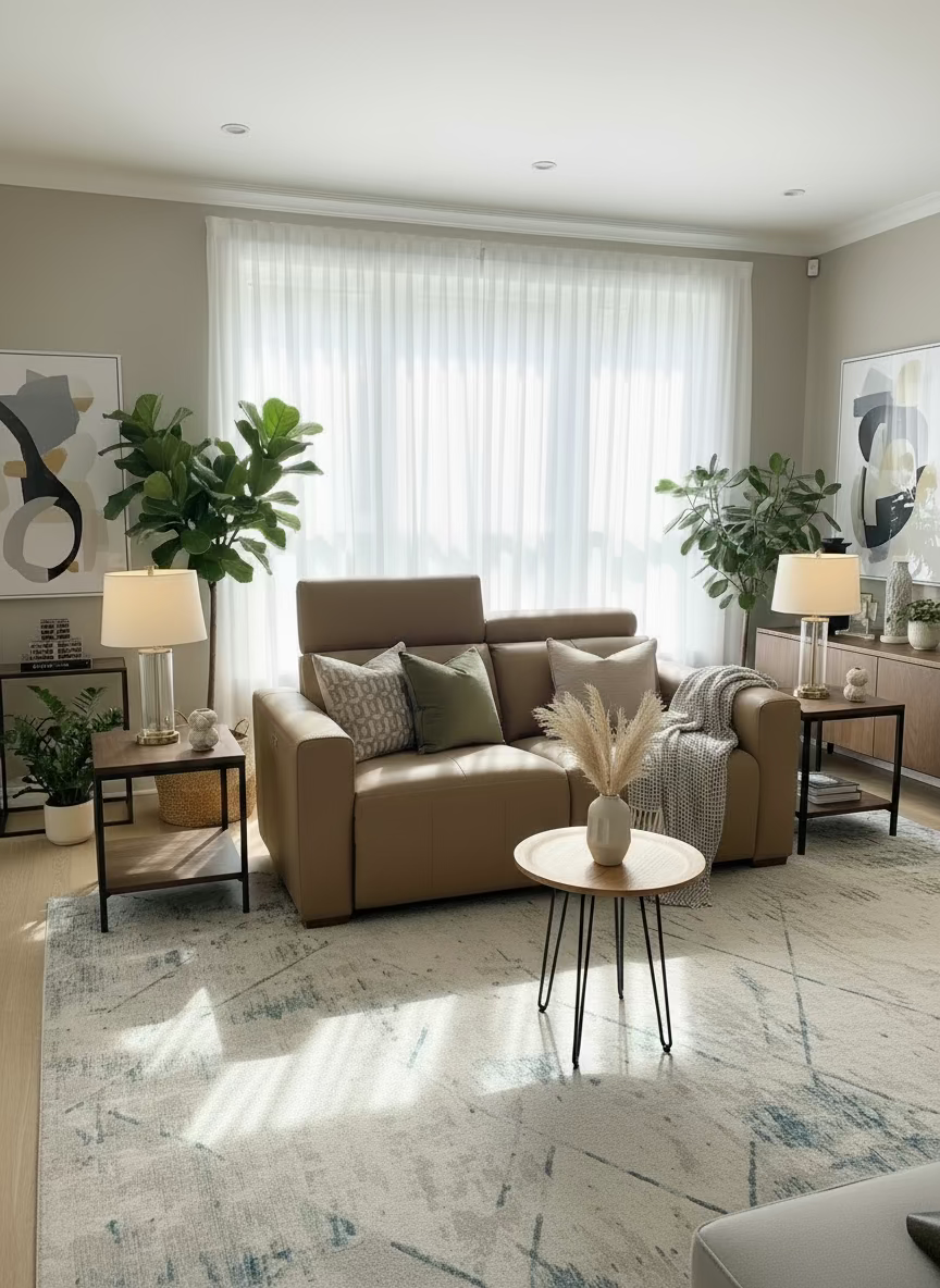 Luisa Leather Recliner Two Seater Sofa