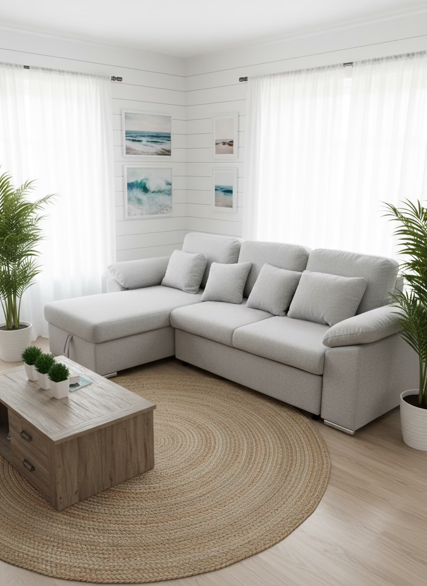 SERENE - Three - Seaters, Luxury Full-Out Sofa Bed with Storage