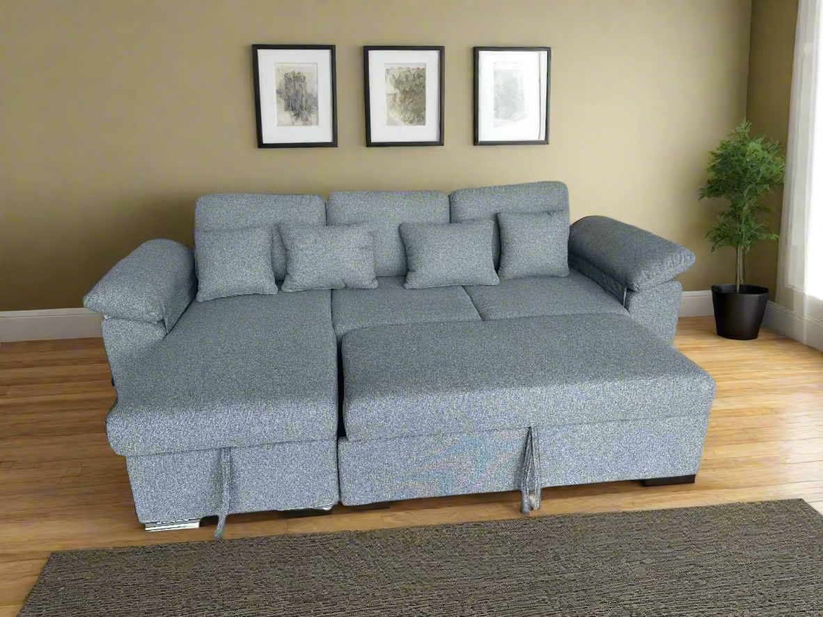 SERENE - Three - Seaters , Luxury Full-Out Sofa Bed with Storage