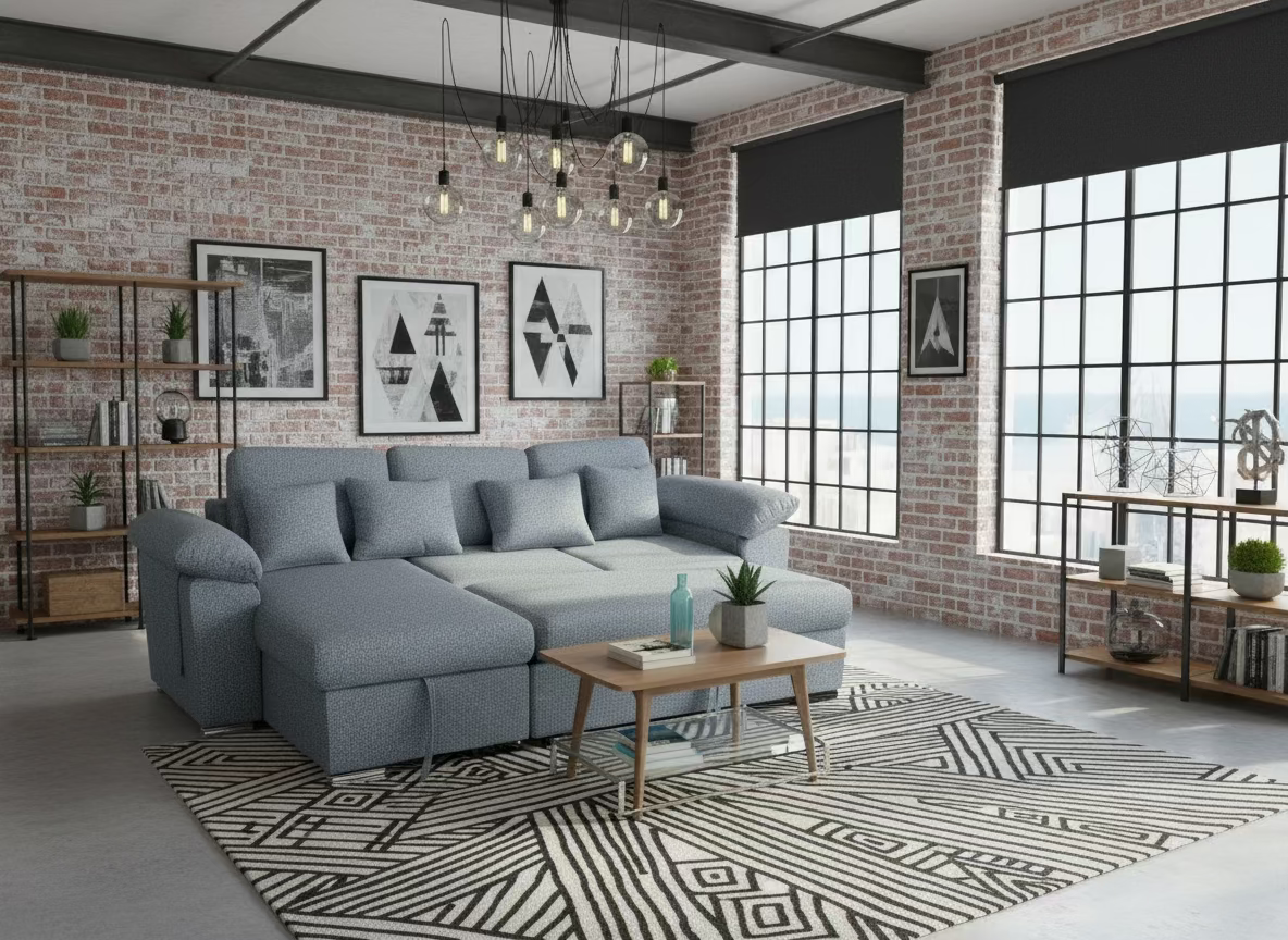 SERENE - Three - Seaters, Luxury Full-Out Sofa Bed with Storage