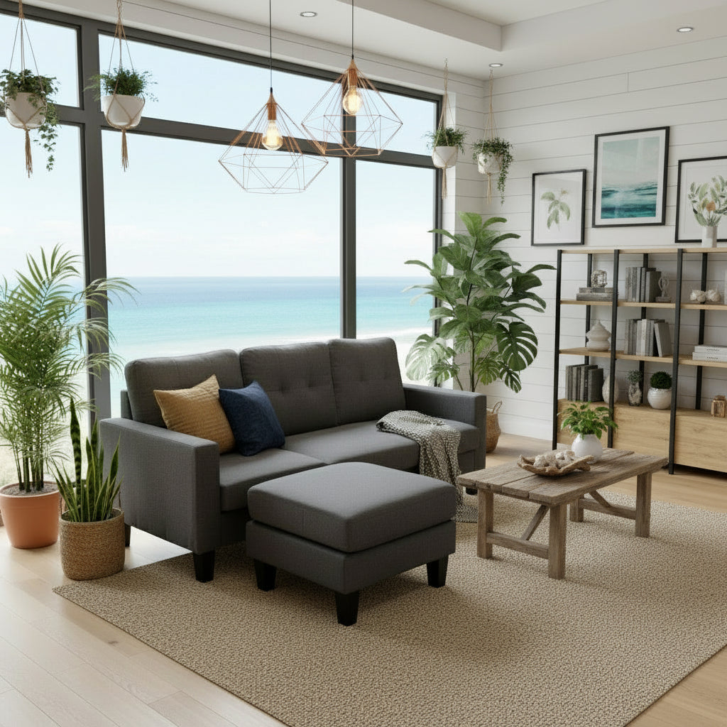 SUNSET Three-Seater Sofa w/ Reversible Chaise