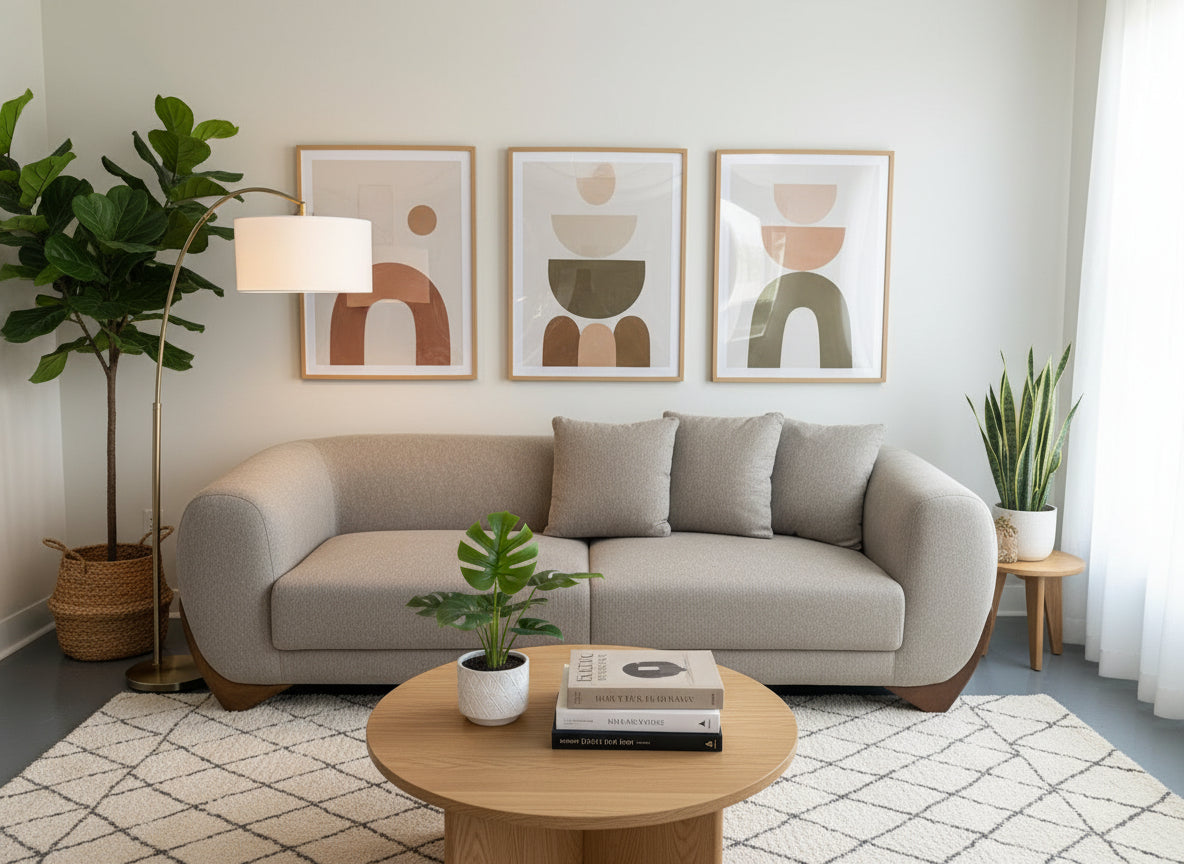 CAROLINA Three-Seater Sofa