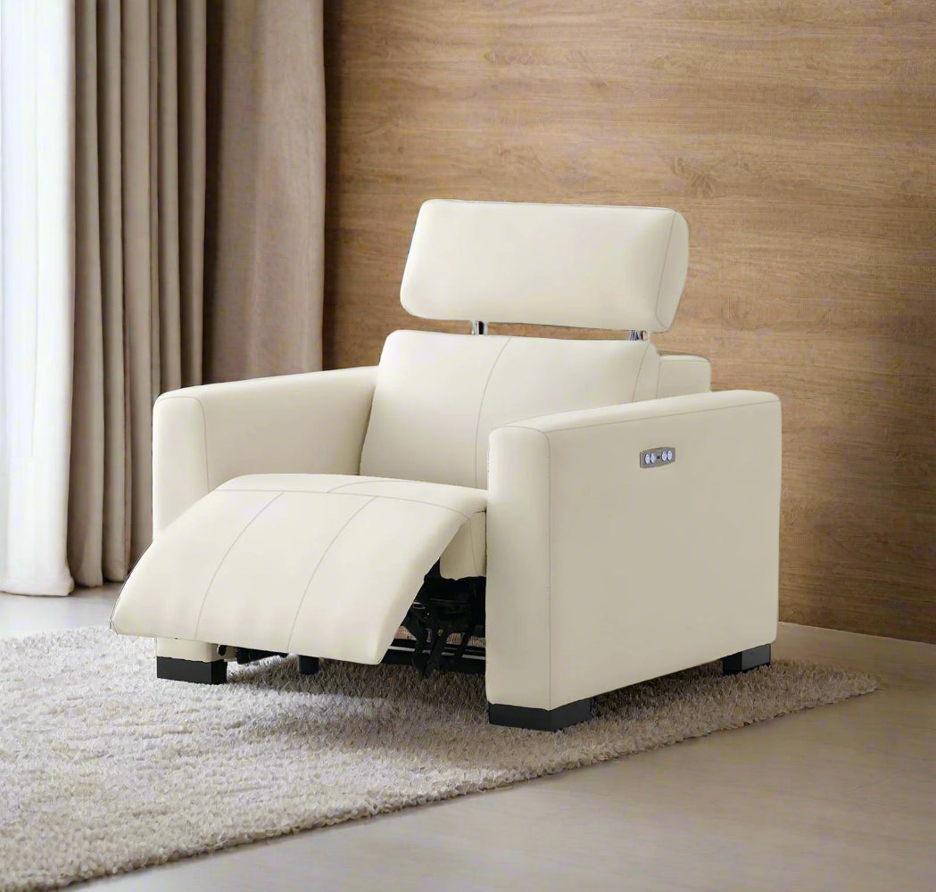 Luisa Single Leather Recliner Sofa