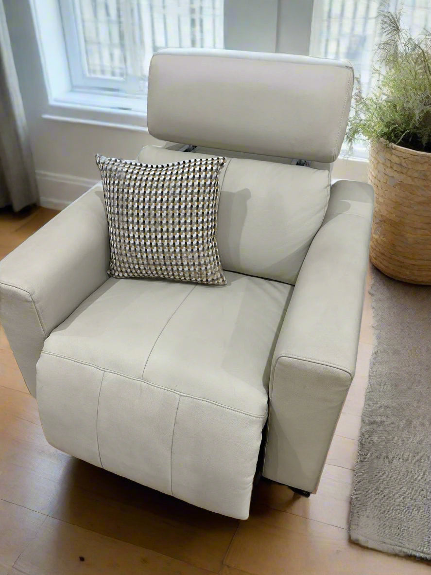 Luisa Single Leather Recliner Sofa