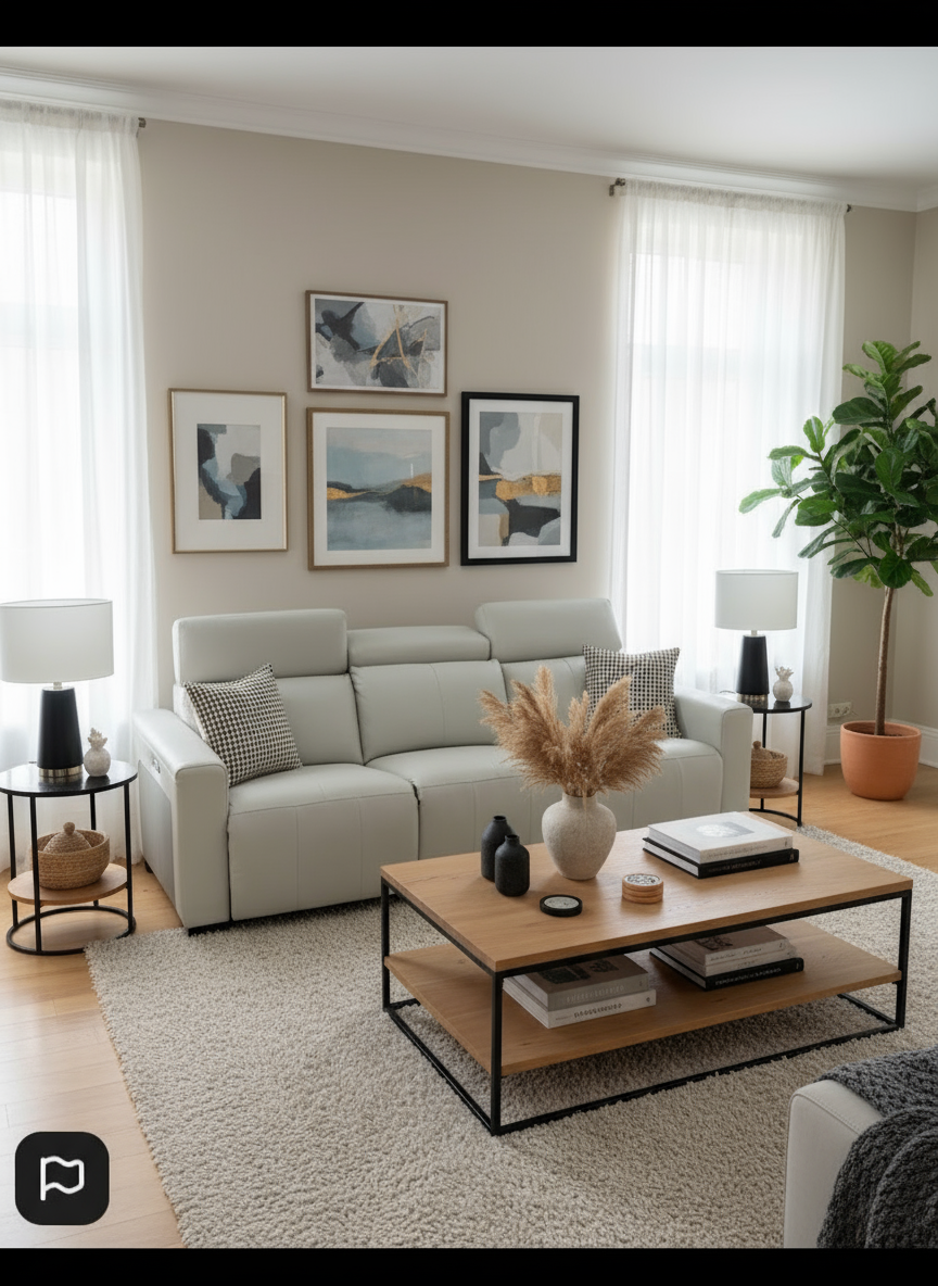 Luisa Leather Recliner Two Seater Sofa