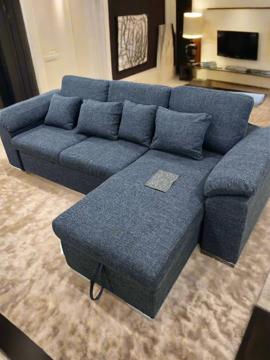 SERENE -  Three - Seaters , Luxury Full-Out Sofa Bed with Storage