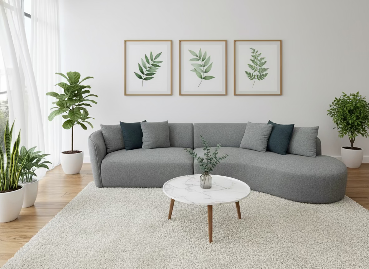CHARLOTTE Three-Seater Sofa