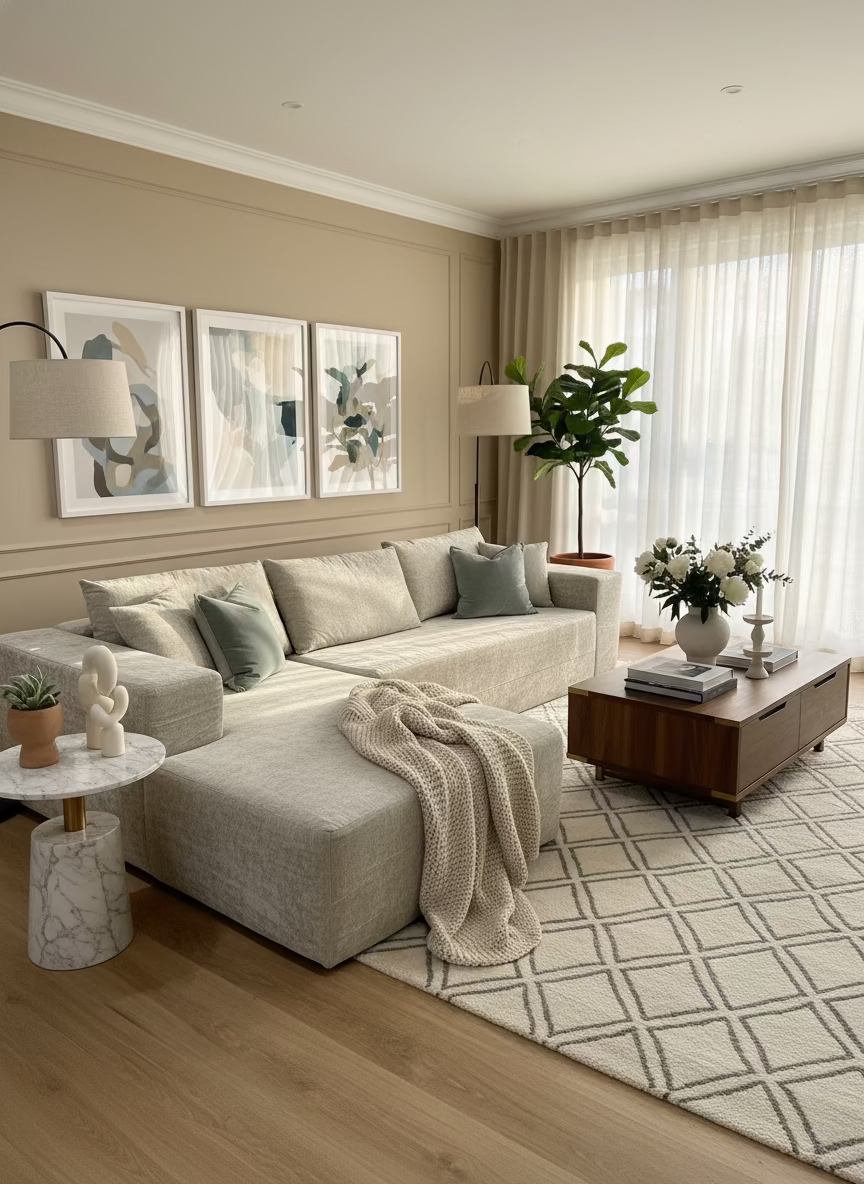 EAZY Three-Seater L-Shape Sofa-in-a-Box