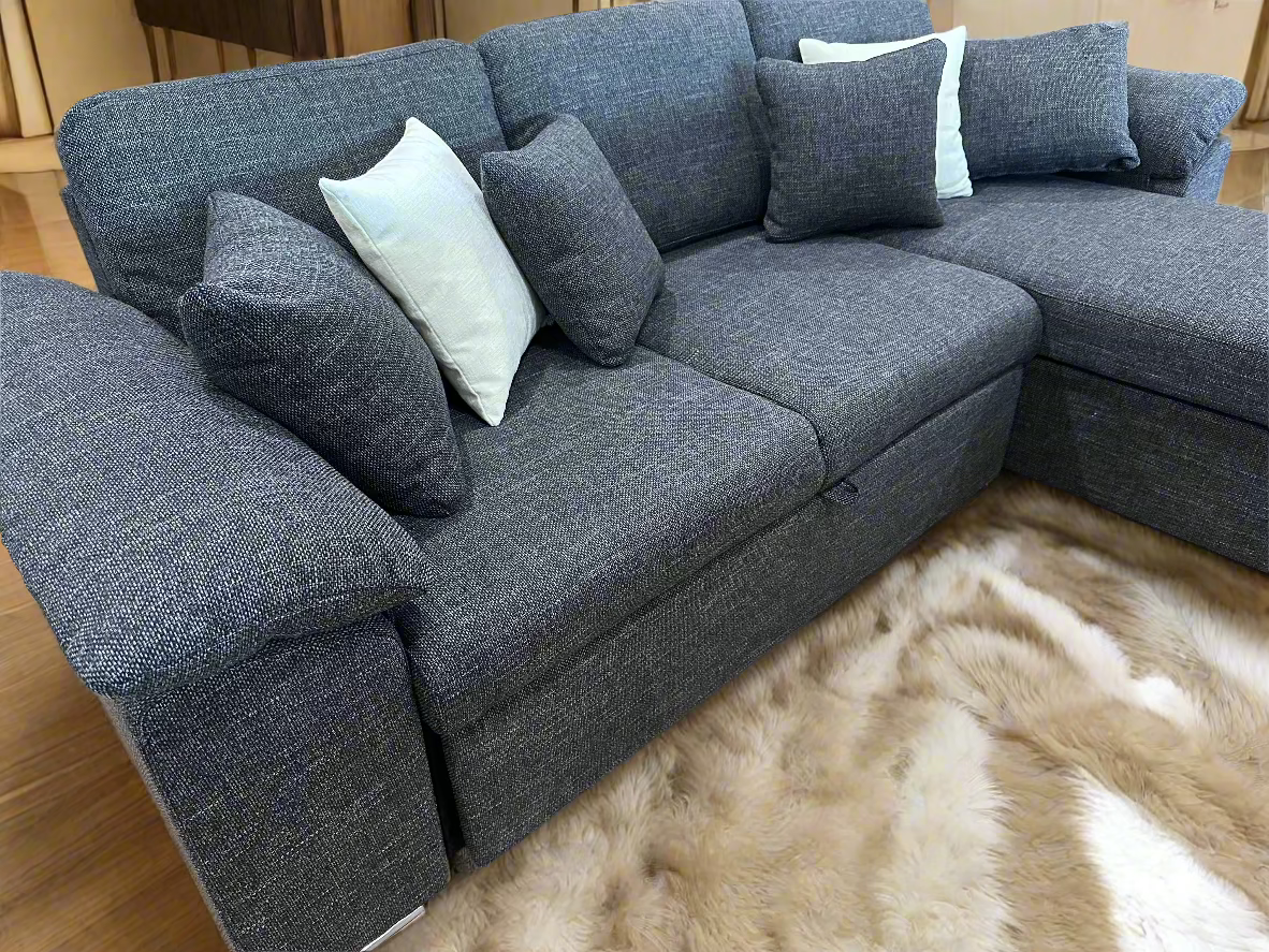SERENE -  Three - Seaters , Luxury Full-Out Sofa Bed with Storage