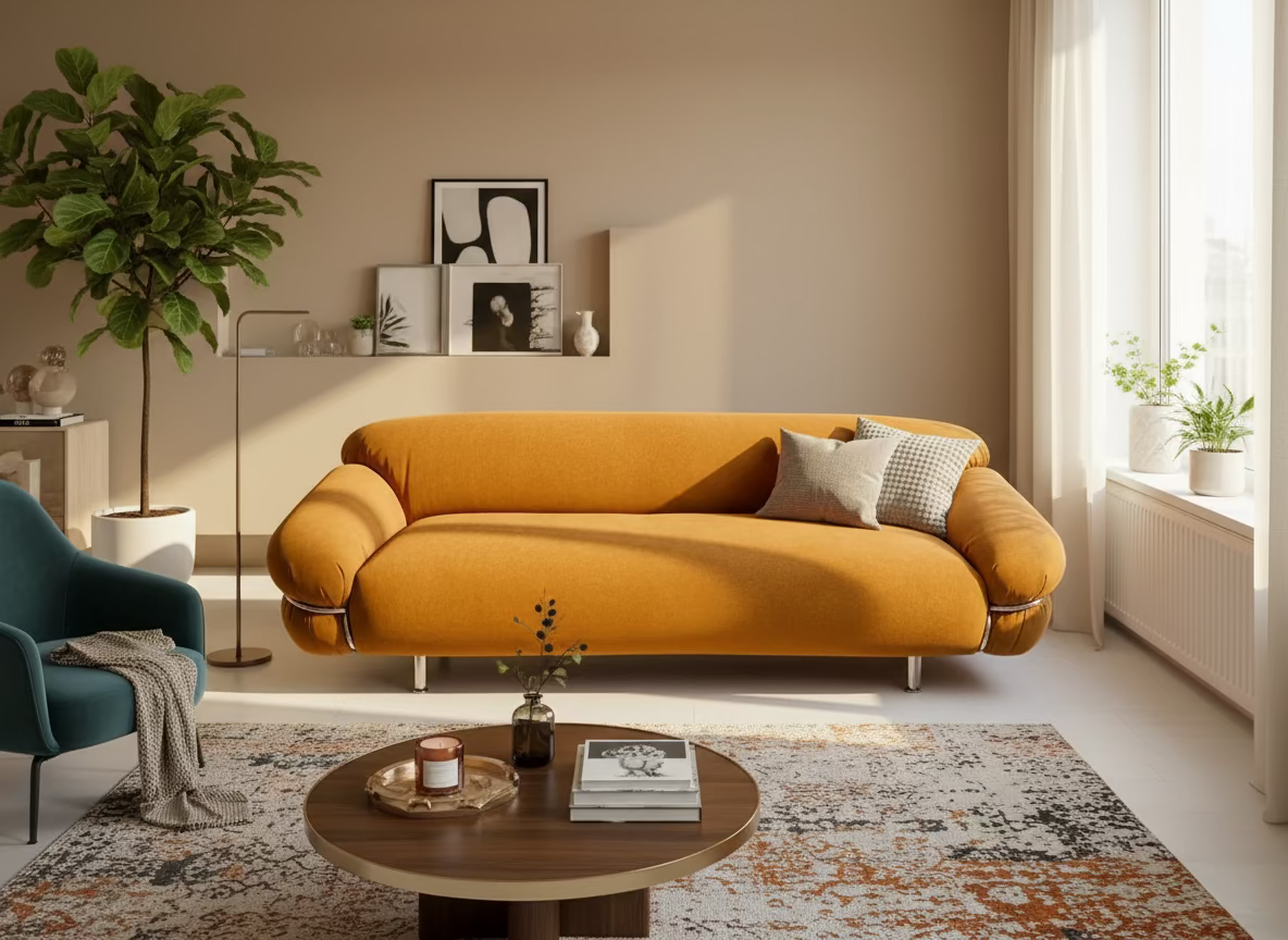 LISA Three-Seater Sofa
