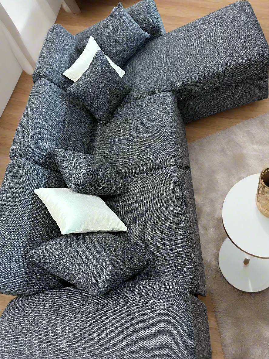 SERENE -  Three - Seaters , Luxury Full-Out Sofa Bed with Storage