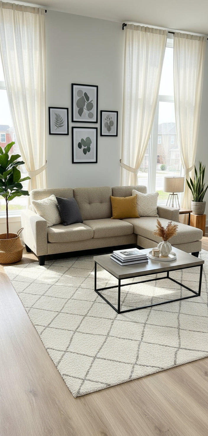 SUNSET Three-Seater Sofa w/ Reversible Chaise