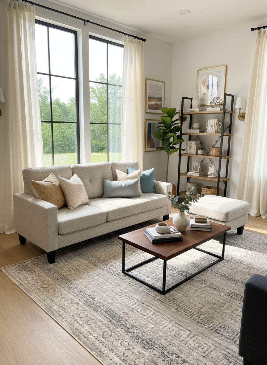 SUNSET Three-Seater Sofa w/ Reversible Chaise