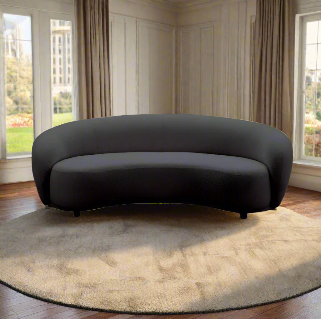 MELANIE Three-Seater Boucle Sofa