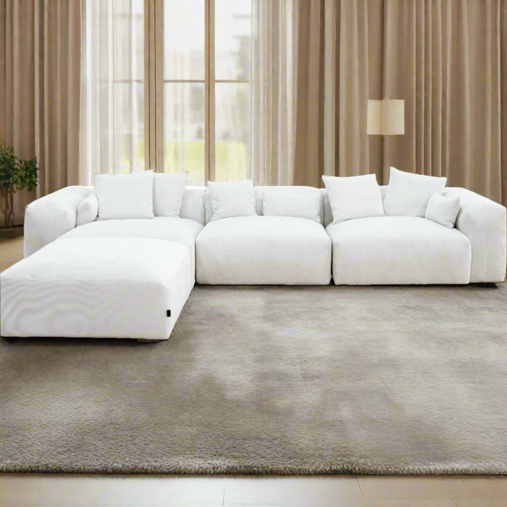 Newyork Five Seater Cloud Sofa w/ Ottoman
